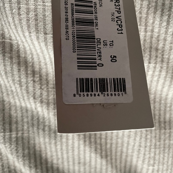 Medium Blue Croc Armani Collezioni Leather Jacket - Picture 12 of 12